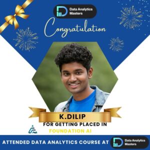 Data Analytics Course in Hyderabad-Placement-K.Dilip