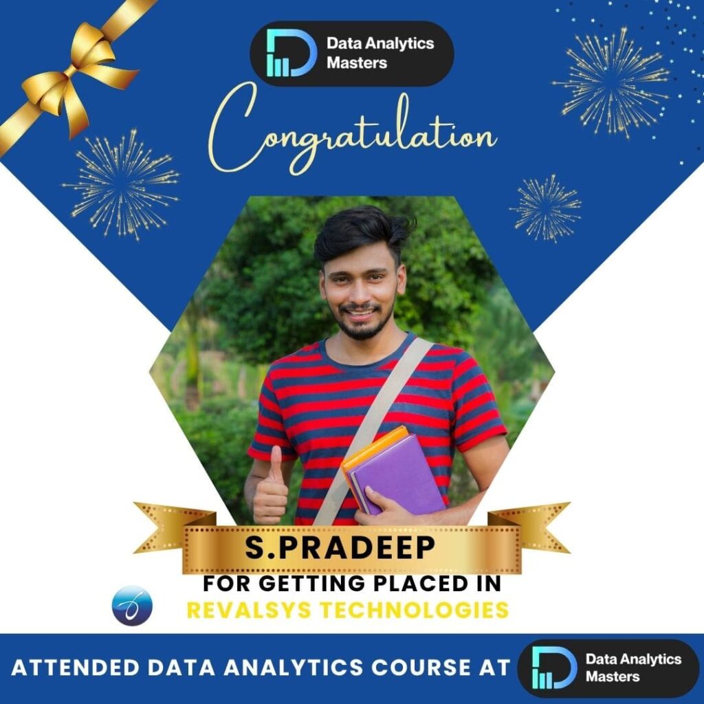 Data Analytics Course in Hyderabad-Placement-S.Pradeep
