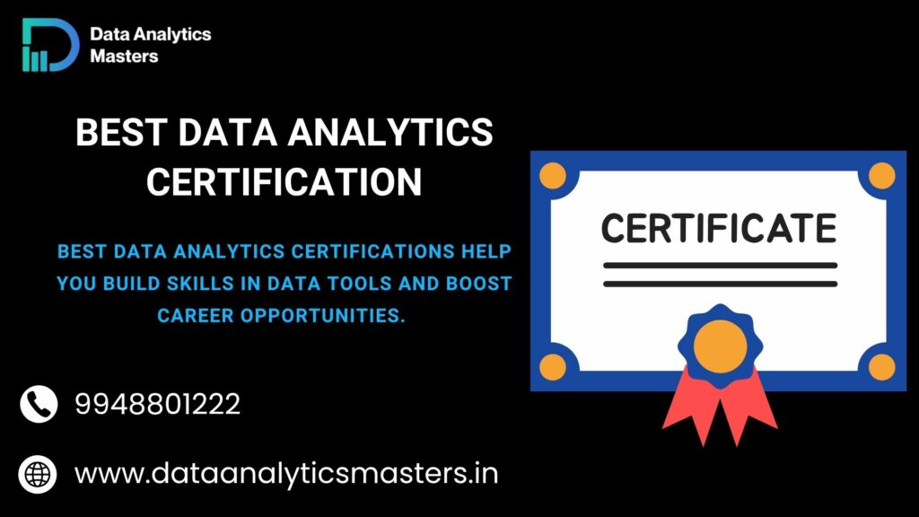 Best Data Analytics Certification